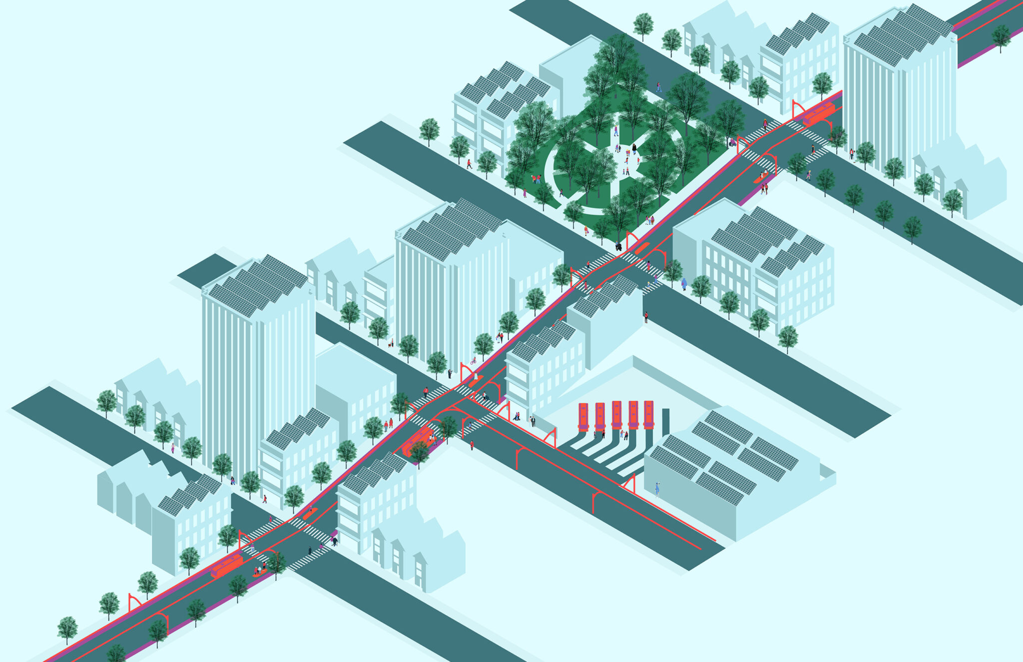 Trolley Bus Map