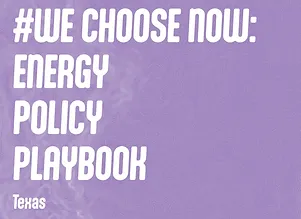 #We Choose Now: Energy Policy Playbook, Texas