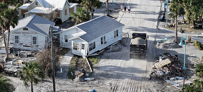 Hurricane Milton Barrels Into Florida