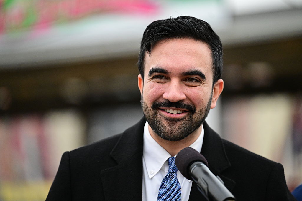 New York Mayor Zohran Mamdani Holds Press Conference At Deno's Wonder Wheel On Coney Island